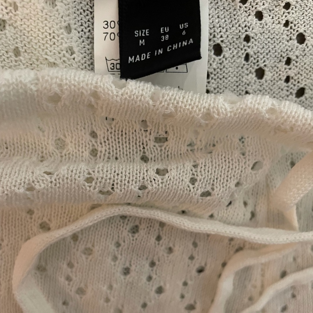 Open-Front Drawstring Waist Knit Pants - Picture 4 of 5